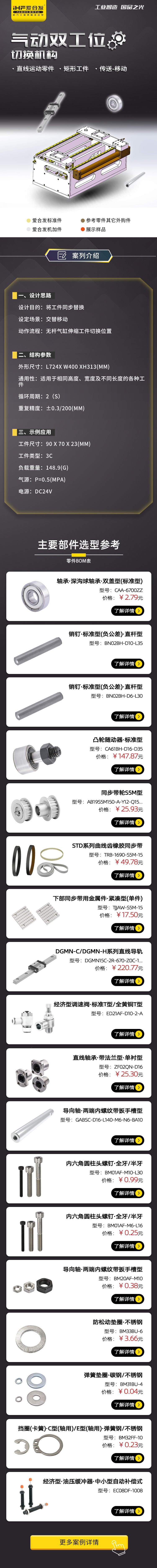 案例介紹——氣動雙工位切換機(jī)構(gòu)